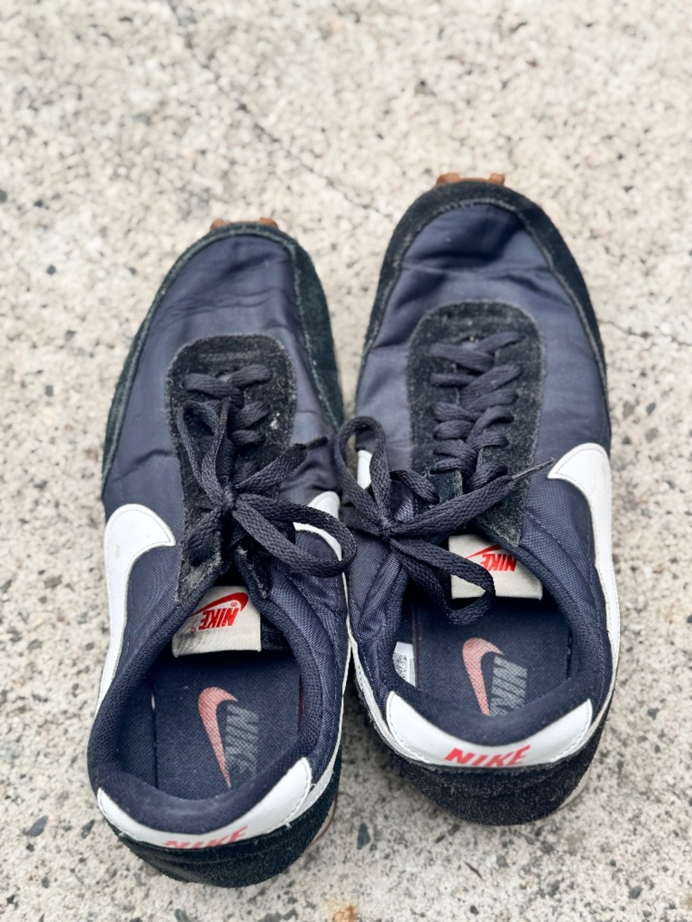 Retro waffle trainers